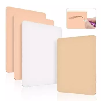 10 шт. тренировочная кожа с двух сторон искусственная татуировка кожи микроблейдинг бровей тренировочные принадлежности для кожи Good Didelity принадлежности для начинающих опытных художников розовый