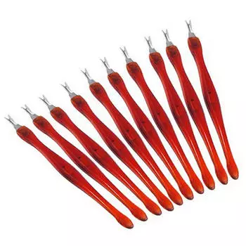 10 шт., триммер для кутикулы, педикюр, маникюр, педикюр, дизайн ногтей