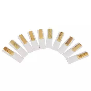 10 шт. тростей для кларнета для начинающих, высушенных на воздухе, прочность 2,5, традиционная замена