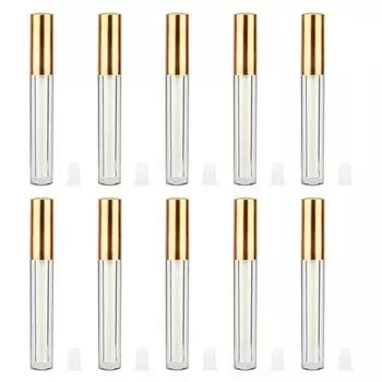 10 шт. тюбик для блеска для губ, многоразовый бальзам для губ, пустой флакон-контейнер