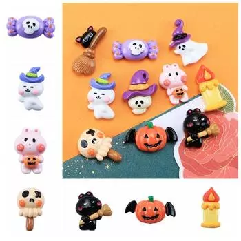 10 шт тыквенная голова мини милые украшения для Хэллоуина аксессуары для шпильки 03