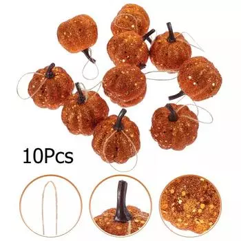 10 шт. тыквенные подвесные украшения украшения из пенопласта искусственные тыквы на Хэллоуин 10Pcs