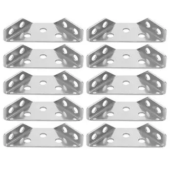 10 шт. угловой кронштейн для мебели угловой соединитель из нержавеющей стали опорный кронштейн для стула ящик шкафа крепежная фурнитура