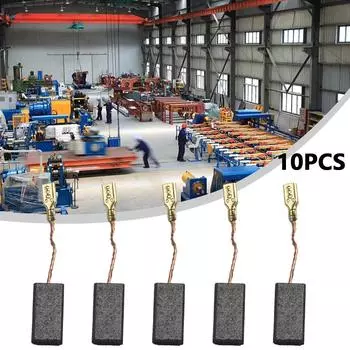 10 шт. Угольные щетки Аксессуары для электрической угловой шлифовальной машины