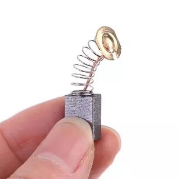 10 шт., угольные щетки для угловой шлифовальной машины, 6*9*14 мм, запасные части для электроинструмента, электродвигателя