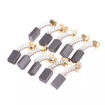 10 шт., угольные щетки для угловой шлифовальной машины, 7*11*17 мм, запасные части для двигателей электроинструментов