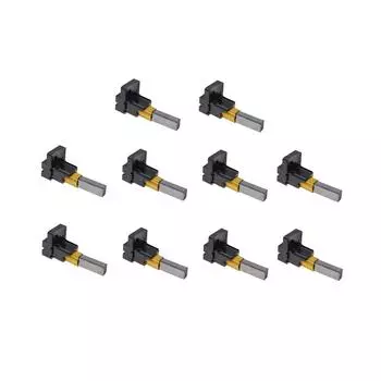 10 шт. угольных щеток с держателями для пылесосов Dyson DC05 DC07 DC08, угольная щетка двигателя 7X11X32 мм CHINA