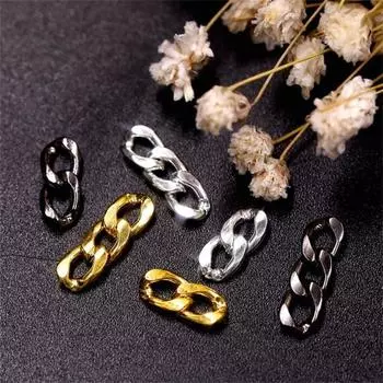 10 шт. украшения для ногтей многоцелевые потрясающие визуальные эффекты металлические отличные 3D художественные украшения дизайн аксессуары для девочек A золотистый