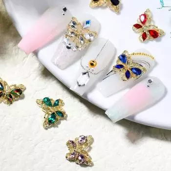 10 шт. украшения для ногтей трехмерные DIY художественные нежные 3D декоры со стразами товары для салона G