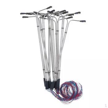 10 шт. уличный фонарь, садовые фонари для железной дороги, 1:100