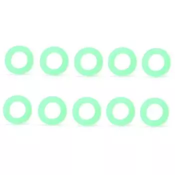 10 шт., уличный ночной светильник для ногтей, круг, силиконовое резиновое кольцо, светящееся кольцо, предупреждающее кольцо, кемпинговый ночной светильник для ногтей, круг для кемпинга зелёный
