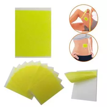 10 шт. универсальная наклейка на тело из тканой ткани без накладок жёлтый