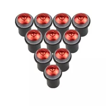 10 шт. универсальных винтов для ветрового стекла мотоцикла M5x16 мм, болты для ветрового стекла CBR600 CBR-600 F4i CBR1000RR CB400 VFR800 серебряный