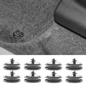 10 шт. универсальный держатель для автомобильного коврика, легко монтируемый черный автомобильный ковер, фиксирующая ручка