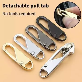 10 шт. универсальный комплект для мгновенного ремонта бегунков молний для замены сломанных пряжек для дорожной сумки, чемодана, палатки, рюкзака, молний