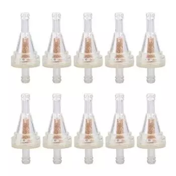 10 шт. универсальный прозрачный бензиновый топливный фильтр для снегохода, велосипеда, квадроцикла, аксессуар