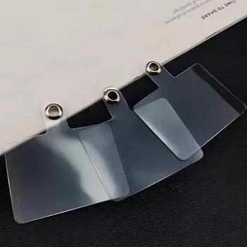 10 шт. Универсальный съемный прозрачный ремешок для мобильного телефона, прокладка для ремешка 1