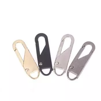 10 шт. универсальный съемный съемник молнии, металлические ремонтные комплекты для головки молнии, замена для сумки, сумки, ползунка на молнии для одежды серебряный