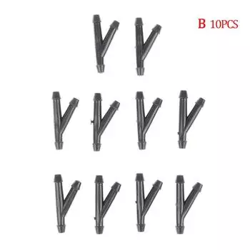 10 шт. универсальный соединитель для столярных труб, насадка для очистки воды, бензина, шланга, трубки 3.7*2.3cm