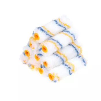 10 шт./упак. 4-дюймовые малярные валики для украшения, кисть для равномерного и гладкого домашнего использования 1