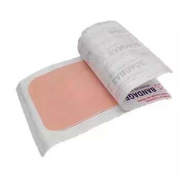 10 шт./упак. эластичные большие пластыри для заживления ран на коже, пластыри квадратной формы для остановки кровотечения, дышащие пластыри A4