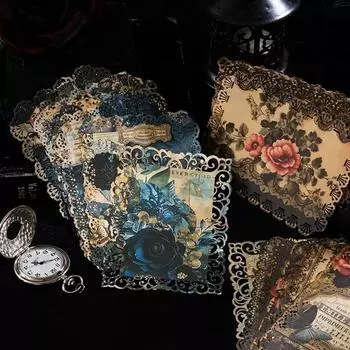 10 шт./упак. готическая кружевная серия скрапбукинг декоративный материал бумага идеально подходит для коллажа журнал ремесла DIY принадлежности
