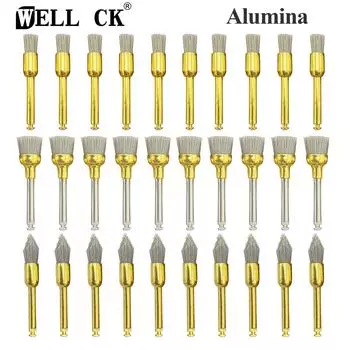 10 шт./упак. щетка для полировки зубов из оксида алюминия, профилактические щетки для полировки 10pcs-Sharp