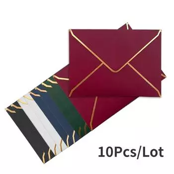 10 шт./упак. винтажные западные конверты в Пномпене, приглашения на свадьбу, поздравительные открытки, подарочные конверты white 10pc