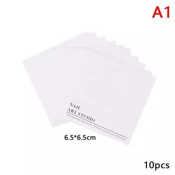 10 шт. упаковка для накладных ногтей, демонстрационная карточка с образцами дизайна накладных ногтей ручной работы, демонстрационная карточка для салона маникюра A1