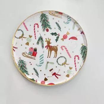 10 шт./упаковка, украшение для дома, тематическая вечеринка, столовые приборы, мультяшный узор, десерт, торт, декоративный