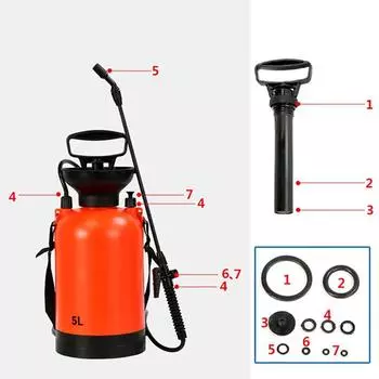 10 шт. Уплотнительное кольцо черное для садового опрыскивателя 3/5/8 л