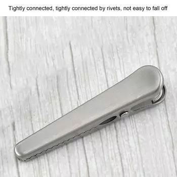 10 шт., уплотнительный зажим из нержавеющей стали, уплотнительный зажим для кофейных пакетов, уплотнительный зажим для пищевых пакетов, многофункциональный кухонный инструмент, 8 см