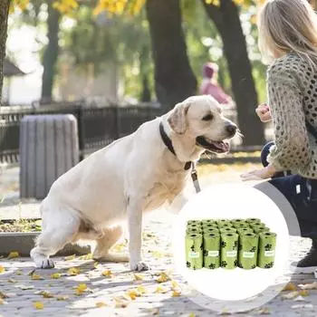 10 шт., устойчивые к разрыву мешки для мусора для домашних животных, мешки для собачьих какашек, герметичные биоразлагаемые мешки для мусора для домашних животных, для дома, для путешествий на открытом воздухе B синий