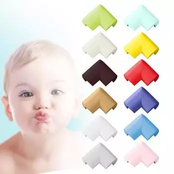 10 шт. утолщенный детский стул для предотвращения столкновений, угловой безопасный защитный чехол, накладка бежевый