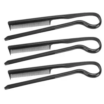 10 шт. V-образная расческа для укладки волос, пластиковая круглая зубчатая термостойкая расческа для выпрямления волос