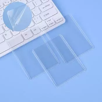 10 шт. Верхний держатель для фото, прозрачный чехол, жесткий держатель для бейсбола, прозрачный чехол для карт с защитной пленкой, пластик 10pcs