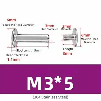 10 шт. Винт с шестигранной головкой M3, винт с шестигранным шлицем, стопорный винт, новый винт для шины, для дома M3x5