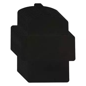 10 шт. Винтажные конверты, подарочные карты, конверты для свадебных приглашений, подарочные карты на день Святого Валентина и Рождество чёрный