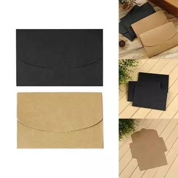 10 шт. Винтажные конверты, подарочные карты, конверты для свадебных приглашений, подарочные карты на день Святого Валентина и Рождество жёлтый