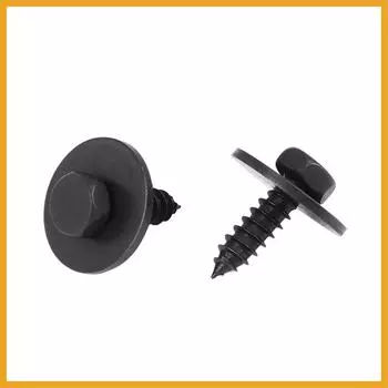 10 шт. Винты с шестигранной головкой Накладка колесной арки Защита покрытия днища Крышка для BMW E