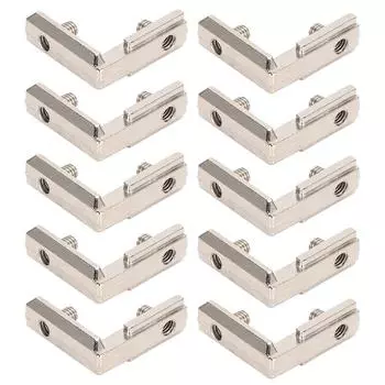 10 шт. Внутренний угловой соединительный кронштейн из литого цинка L-типа M5, аксессуары для 3D-принтера