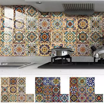 10 шт. Водонепроницаемый фон для гостиной, ванной комнаты, ремонта, декоративная плитка, наклейка, самоклеящаяся