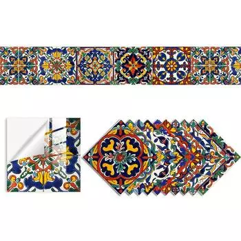 10 шт. Водонепроницаемый фон для гостиной, ванной комнаты, ремонта, декоративная плитка, наклейка, самоклеящаяся