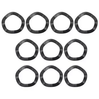 10 шт. Волнистые шайбы из нержавеющей стали для шатунов горных велосипедов, болты для звезд, прокладки, велосипедные прокладки для каретки 24