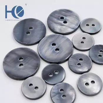 10 шт. Все виды пуговиц из натуральной ракушки, пуговицы из серой ракушки для рубашки из жемчужной ракушки 14L=9.0 MM