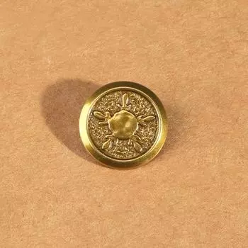 10 шт. Высококачественные ретро старые металлические пуговицы, пуговицы с узором солнца, для мужских и женских пальто, костюмов, шерстяные круглые универсальные пуговицы 18Mm gold