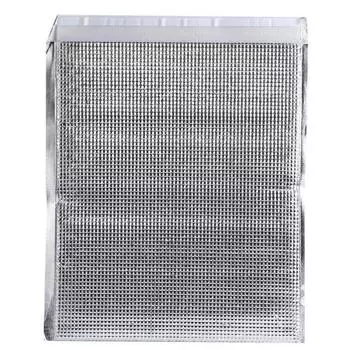 10 шт. в наборе одноразовые термосумки для хранения продуктов из алюминиевой фольги, серебристые (35 * 40см)