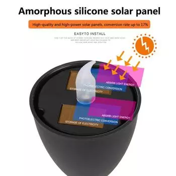 10 шт. в упаковке, светодиодные уличные свечи на солнечной батарее, декоративные светильники для дома, садовые светильники для вилл, уличные водонепроницаемые светильники для газона и сада