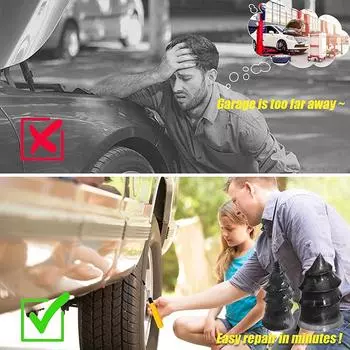 10 шт. вакуумный набор для ремонта шин, гвозди для ремонта резиновых бескамерных шин мотоцикла, автомобиля, скутера, набор инструментов для ремонта шин без клея, гвозди для пленки для ремонта шин