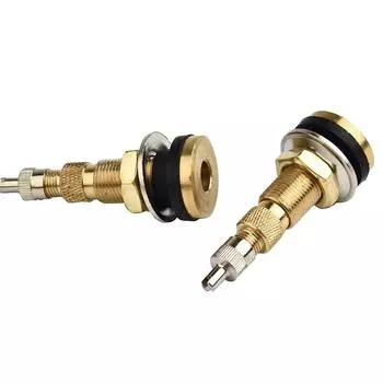 10 шт. вентилей для шин трактора TR618A латунь подходит для отверстия обода 5/8 дюйма латунные и резиновые детали для сельскохозяйственного трактора CHINA